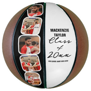 Personalisierte Abschluss-Klasse für Foto und Text Basketball