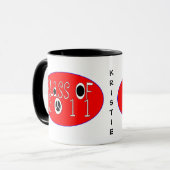 Personalisierte Abschluss-Tasse Tasse (Vorderseite Links)