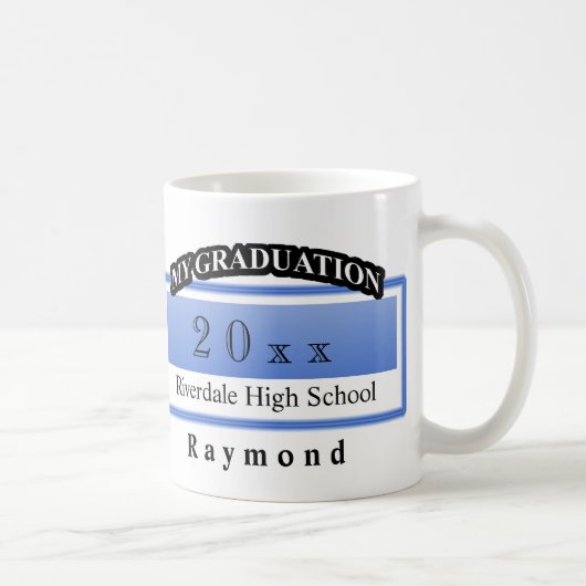 Personalisierte Abschluss-Tassen Kaffeetasse (Rechts)