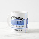 Personalisierte Abschluss-Tassen Kaffeetasse (Vorderseite Links)