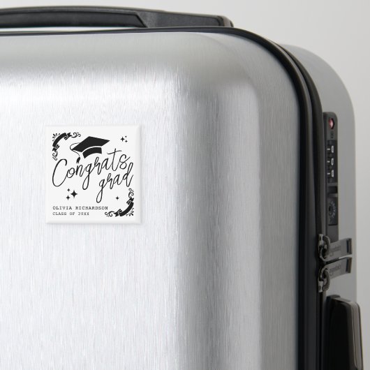 Personalisierte Abschlussfeier Elegantes Skript St Magnet (In Situ (Gepäck))