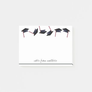 Personalisierte Abschlusskappen Gone Wild White Post-it Klebezettel