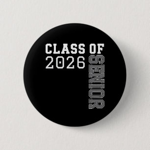 Personalisierte Abschlussklasse 2026 Senior Button