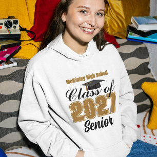 Personalisierte Abschlussklasse 2027 High School S Hoodie