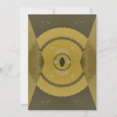 Personalisierte Abstrakte Art Deco Veranstaltung Einladung (Rückseite)