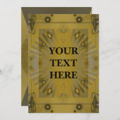 Personalisierte Abstrakte Art Deco Veranstaltung Einladung (Vorne/Hinten)