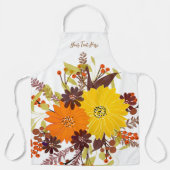 Personalisierte Abstrakte florale botanische Schürze (Vorderseite)