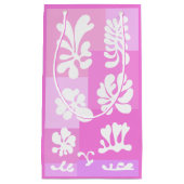 Personalisierte Abstrakte Formen - rosa Design | k Kleine Geschenktüte (Vorderseite)