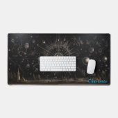 Personalisierte Abstrakte Holzplatte Schreibtischunterlage (Tastatur & Maus)