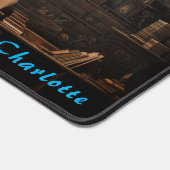 Personalisierte Abstrakte Holzplatte Schreibtischunterlage (Ecke)