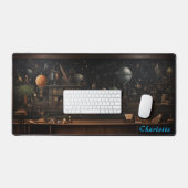 Personalisierte Abstrakte Holzplatte Schreibtischunterlage (Tastatur & Maus)