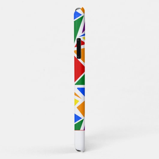 Personalisierte Abstrakte LGBTQ-Regenbogenfarben Case-Mate iPhone Hülle (Hinten/Rechts)