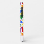 Personalisierte Abstrakte LGBTQ-Regenbogenfarben Case-Mate iPhone Hülle (Hinten/Links)