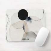Personalisierte Abstrakte, moderne Formen Mousepad (Mit Mouse)