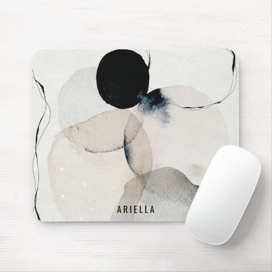 Personalisierte Abstrakte, moderne Formen Mousepad (Mit Mouse)