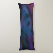 Personalisierte abstrakte Smokey-Püree-Farbe Seitenschläferkissen (Rückseite (Vertikal))