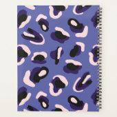 Personalisierte Abstrakte Tierausdruck Lila Planer (Rückseite)