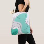 Personalisierte abstrakte Tragetaschen Tasche (Von Nahem)