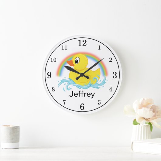 Personalisierte Acrylic-Gummitube Große Wanduhr (Zuhause)