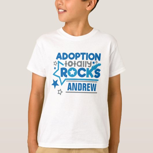 Personalisierte Adoption T-Shirt (Vorderseite)