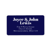 Personalisierte Adressaufkleber (Vorne)