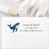 Personalisierte Adresse für Blauwale (Insitu)