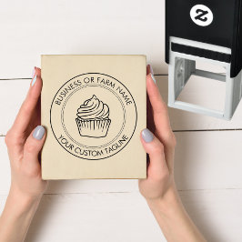 Personalisierte Adresse für moderne Firmennamen Permastempel