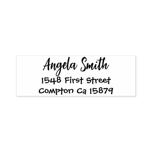 Personalisierte Adresse Permastempel (Design)