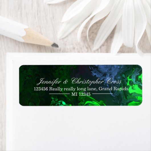 Personalisierte Adressenaufkleber (Insitu)