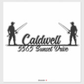 Personalisierte Adressenaufkleber Aufkleber (Blatt)