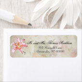 Personalisierte Adressmarken in Aquarellfarben (Insitu)