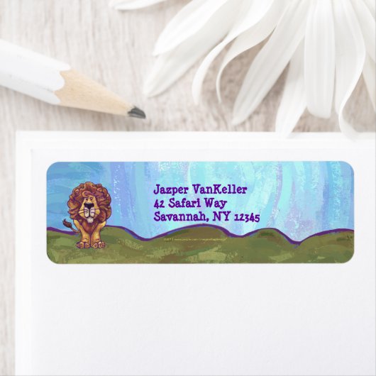 Personalisierte Adressmarken von Lion (Insitu)