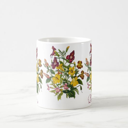 Personalisierte Affen-Blume Kaffeetasse (Mittel)
