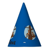 Personalisierte Affen klettern auf den Party-Hut Partyhütchen (Rechts)