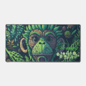 Personalisierte Affen-Schreibmatte Schreibtischunterlage (Vorderseite)