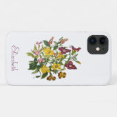Personalisierte Affenblumen Case-Mate iPhone Hülle (Rückseite (Horizontal))