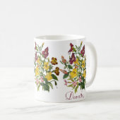 Personalisierte Affenblumen Kaffeetasse (VorderseiteRechts)
