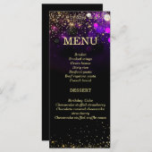 Personalisierte Afrikanerin Menükarte (Vorne/Hinten)