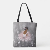 Personalisierte afrikanische amerikanische tasche (Rückseite)