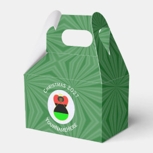 Personalisierte afrikanische Diaspora-Engel-Weihna Geschenkschachtel