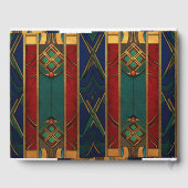 Personalisierte afrikanische Hochzeitsgäste buchen Gästebuch (Rückseite)