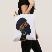 Personalisierte Afrohemian-Queen-Canvas-Tasche Tasche (Von Nahem)
