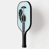 Personalisierte akustische Gitarre Pickleball Schläger (Links)