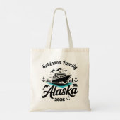 Personalisierte Alaska-Kreuzfahrt Tragetasche (Rückseite)