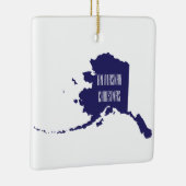 Personalisierte Alaska-Ornament Keramikornament (Rechts)