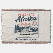 Personalisierte Alaska-Wurfdecke