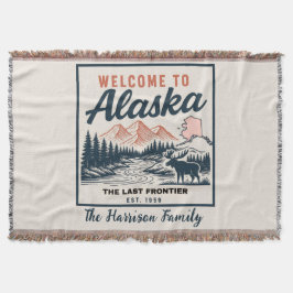 Personalisierte Alaska-Wurfdecke Decke