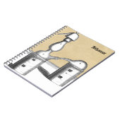 Personalisierte Alchemy Furnace und Alembic Flask Notizblock (Linke Seite)