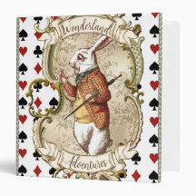 Personalisierte Alice im Wunderland Scrapbook Bind