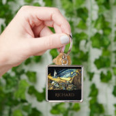 Personalisierte Alien Archäologie Schlüsselanhänger (Hand)